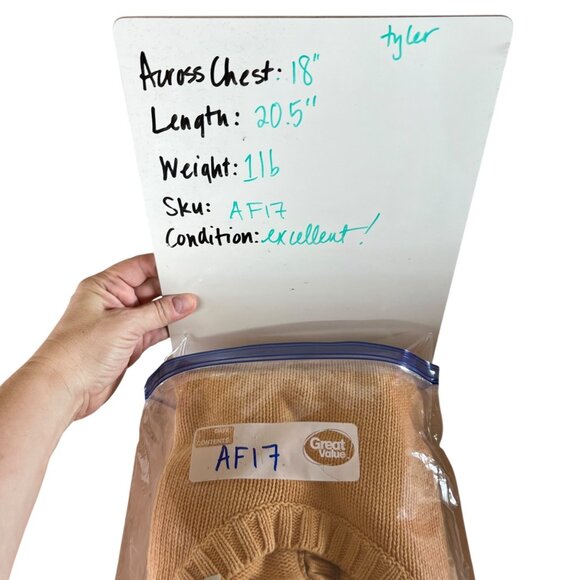 Tyler Bōe Mineral Wash Cotton Button-Back Crewneck Sweater Yellos Size Medium - Picture 12 of 12